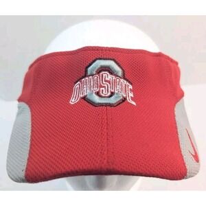 Nike Ohio State Buckeyes Dri-Fit Red Visor – No Size, Fits Medium/Large